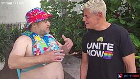 Chloe Temple and Khloe Kapri dive into double vaginal threesome with two quick creampies