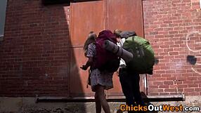 Aussie couple fingers hairy pussy before intense creampie finish