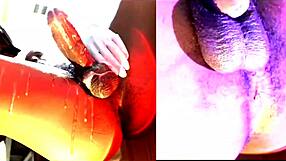 Big daddy's muscular bodybuilder unleashes cumshots on slaves worshipping huge black cock ass