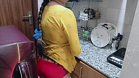 I'm So Horny Finding My Big Ass Stepmom In Kitchen For Hard Doggystyle