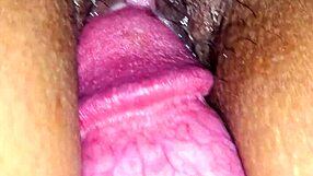 damn this juicy latina milf wife's hairy pussy gets creampied doggystyle on xmas