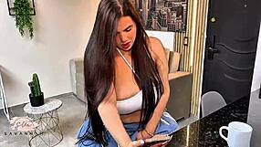 Cheating housewife savannah watson double cumshot creampie mouth!