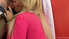 blonde trans carol penelope's ass filled with hot cum 😍 who next??