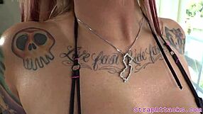 tattooed milf dominatrix pegs black sub so good