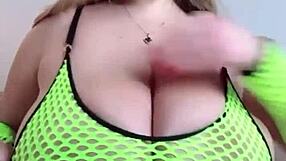 curvy milf slut fondles big natural tits craving cock ride