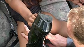 Lyla Lei's Shaved Asian Pussy and Asshole Gape from Double Penetration and Facial Cumshots