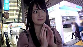 whoa, this black-haired babe turns into a cum-obsessed freak at the jerk-off spot!