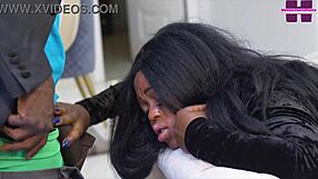 i watched my landlord's huge black cock stretch his ebony milf wife's wet pussy hardcore full vid