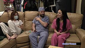 Dr Tampa Examines Blaire Celeste's Cheerleader Body Hard!