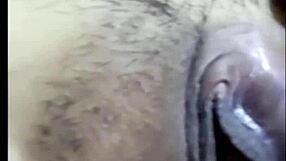 Cute Asian Housewife Teases Wet Pussy Lick on Bedroom Video Call New Year