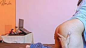 curvy asian teen babe grinding stepbro's monster cock cowgirl style in bedroom