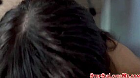 Hardcore POV with big cock ravaging Mexican teen's small tits