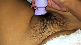 damn this juicy latina milf wife's hairy pussy gets creampied doggystyle on xmas