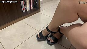 bbw milf isabelle myers strokes step-sons cock and teases dirty