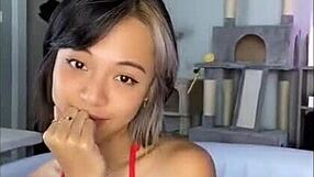 Chilling by the pool in a bikini