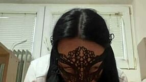 busty cougar... umm, stuffin' her drippin' wet pussy with that big dildo till she squirts everywhere