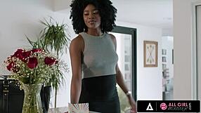 Ever tried a steamy massage turning into playful 69 with Olive Glass and Nicole Kitt?