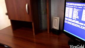 Sexy Ananta Shakti sucks cock with pretty skinny tits bouncing