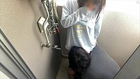 BALCONY BLOWJOB TURNS INTO FINGERING BACK TO BED FUCK!