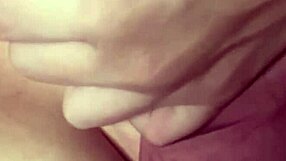 hot blonde babe's tits bounce homemade passion