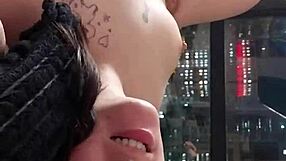 gothic girlfriend's raw homemade fuck session shakes her huge ass in part 2