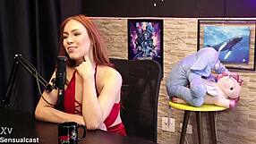 damn amanda borges can't stop rubbing her pussy she's hooked on hot lesbian porn too!!