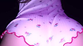 my horny bubble butt stepsister sneaks in late night for that wet pussy ride away from everyone