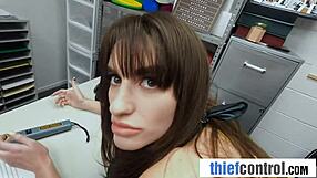 two cute office riot girls fuck or rot in jail on tape