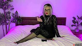 Blonde Teacher Plugs Tight Ass With Buttplug In Homemade Vid