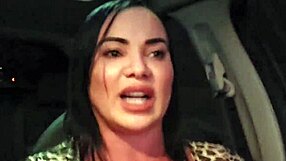 APP DRIVER'S BIG COCK MILF BLOWS AND FUCKS IN CAR FOR HAPPY RIDES!