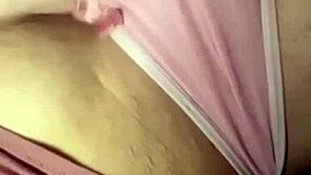 hot blonde babe's tits bounce homemade passion