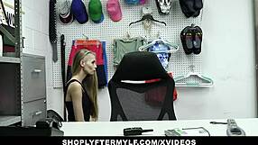 i catch model milf kyaa chimera shoplifting and fuck her bent over