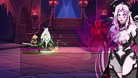 final boss succubus osarumode bends over for intense doggystyle battle fuck!