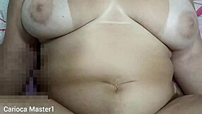 gostosa's fat ass takes bbc bareback till it's dripping with thick cum