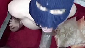 brazilian black amateur tattooed slut cheats on boyfriend with greedy anal assfucking creampie