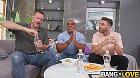 3 guys vs zaawaadi's ass in crazy soccer anal fuckfest 😈⚽