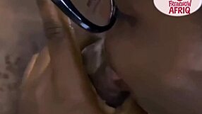 Squirting Ebony Queen Fucks Horny House Boy Till She Explodes