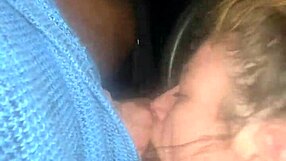 new year's slut girlfriend chokes on bbc while cuck watches her wrecked