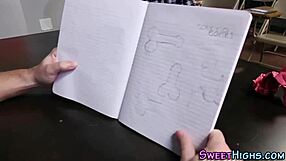 Uniform CFNM Teen Jizzed on Petite Face