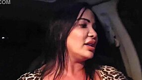 APP DRIVER'S BIG COCK MILF BLOWS AND FUCKS IN CAR FOR HAPPY RIDES!