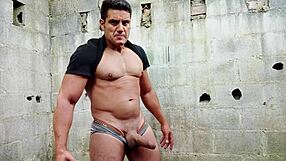 Hairy Brazilian Bear Yuri Gaúcho Pounds Huge Cock POV Massive Cumload