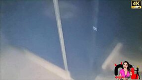 Bathroom hookup thrill beats getting caught, cuck hides filming