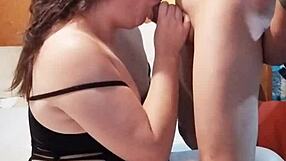 finished sucking my boyfriend's cousin's dick after dinner