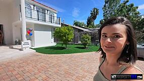 Slimthick vic the realtor milf flirts with big tits bounce rides cock missionary at open house