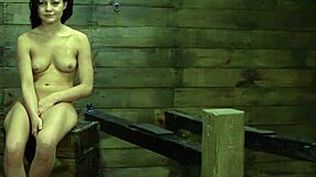 gagged slut begs for master's rough facial cumshot