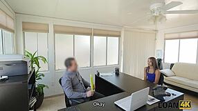 Why Does This Czech Babe Fuck Hard for a Loan After Interview?