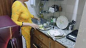 I'm So Horny Finding My Big Ass Stepmom In Kitchen For Hard Doggystyle
