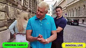 irina got my huge load... she begged for more doughnuts!!