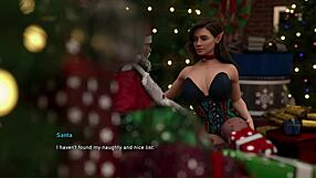sexy girl takes old santa's cock deep gameplay fuck