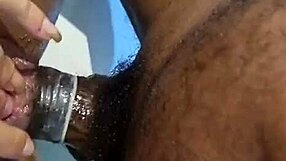 Black bull fucks hard then fists juicy brazilian pussy